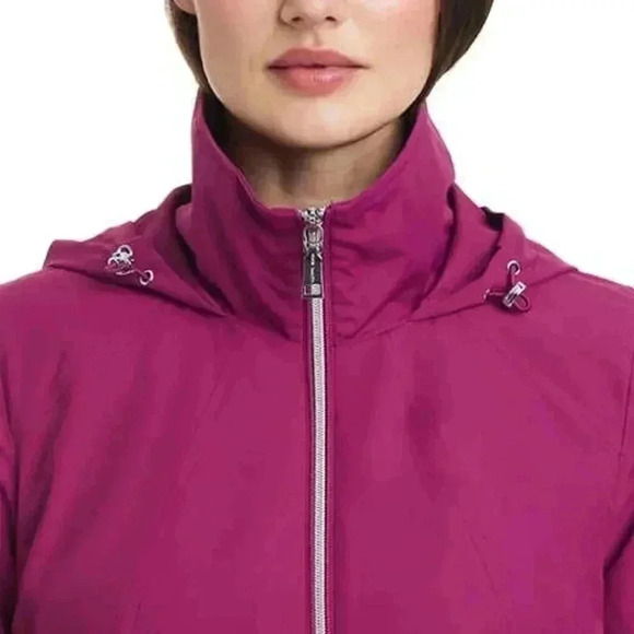 NWT Vince Camuto Pink Jacket Women's Lightweight Rain Coat Size XL - Picture 2 of 12